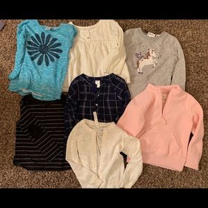 Bundle of girls long sleeve T-shirts size 3t